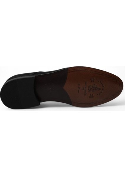 120320, Siyah Neolit Taban Klasik Erkek Ayakkabı