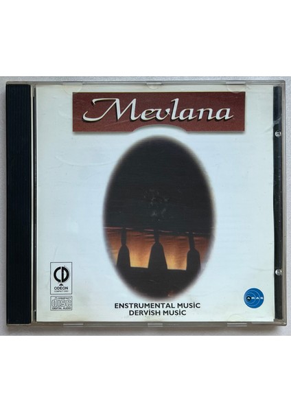 Mevlana Enstrumental Music Dervish Music CD (Orijinal Dönem Baskı Cd)