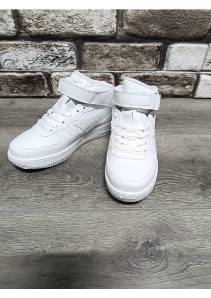 Yarım Bilek Boğazlı Basket Günlük Rahat Spor Ayakkabı Sneaker