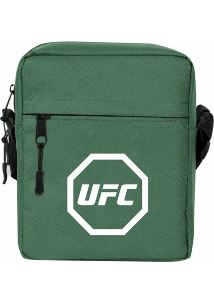 Ufc Logo Omuz Çantası Fermuarlı Yeşil Renk