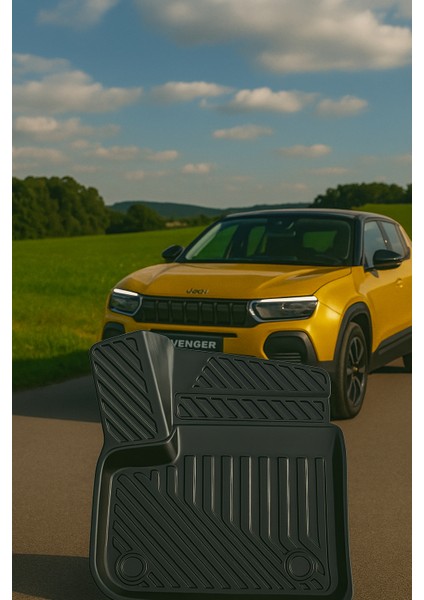 Jeep Avenger 2023+ Elektrikli Uyumlu 3D Oto Paspas Premium indirimleri