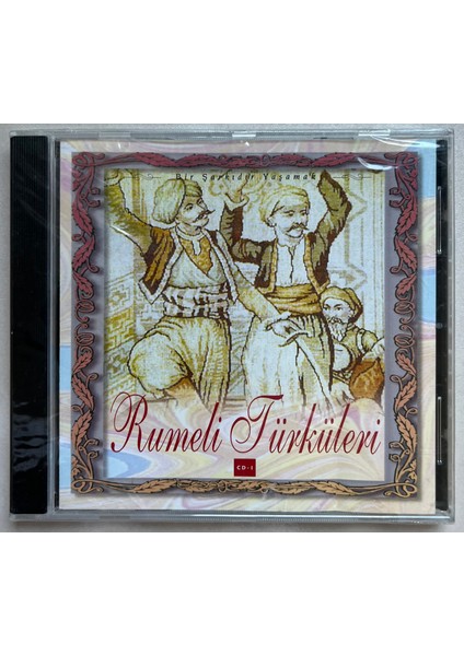 Rumeli Türküleri 1 CD (Jelatinli Sıfır Orijinal Dönem Baskı Cd)