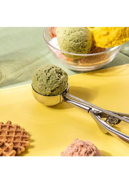 Paslanmaz Çelik Dondurma Kaşığı Helva Kaşığı Kurabiye Kaşığı Sunum Kaşığı Top Dondurma Kaşığı Yay fırsatları