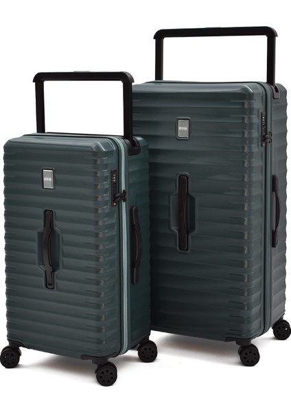 Ground 2'li Valiz Seti Büyük Boy - Orta Boy 2'li Set Valiz Cannella 10736