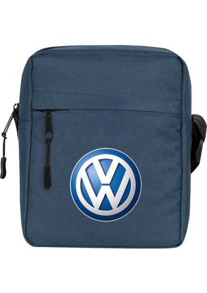 Volkswagen Logo Omuz Çantası Fermuarlı Lacivert Renk
