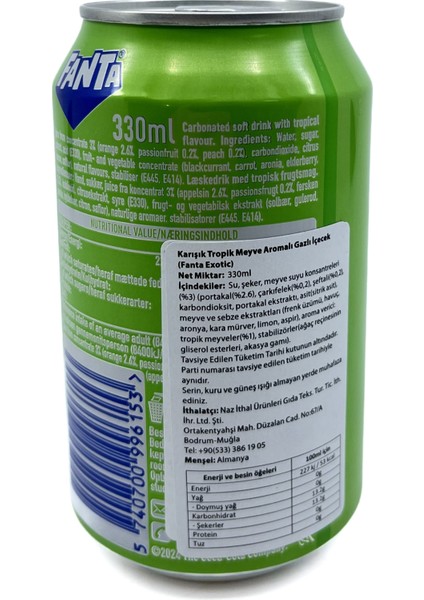 Limon - Tropik Meyve - Çilek & Kivi Aromalı Gazlı Içecek 3'lü Set fırsatları