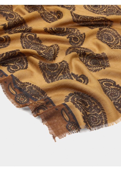 Yün Karışımlı Baskılı Şal modelleri