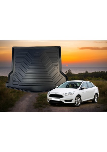 Ford Focus 3 Sedan 2011–2014 Uyumlu 3D Bagaj Havuzu Premium fiyatları