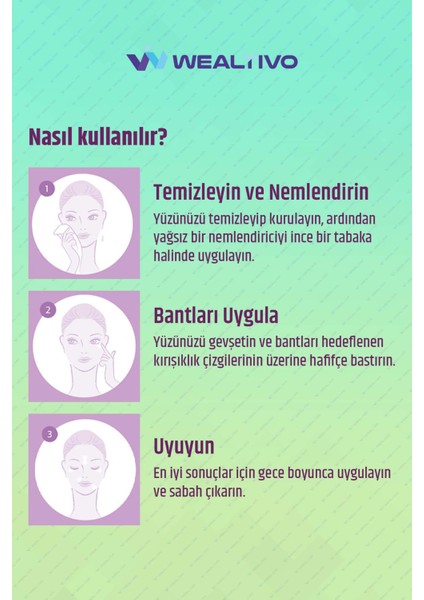 Yüz Gerdirme Bandı 100 Adet, Kırışıklık ve Kaz Ayağı için Şeffaf Yüz Germe Bantları Wrinkle Patch modelleri