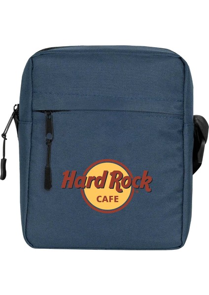 Hard Rock Cafe Omuz Çantası Fermuarlı Lacivert Renk