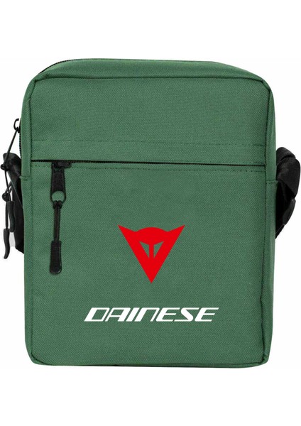 Dainese Motorsiklet Omuz Çantası Fermuarlı Yeşil Renk