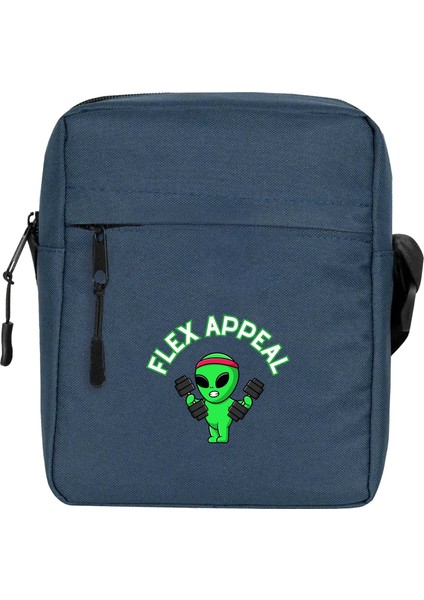 Alien Lift Omuz Çantası Fermuarlı Lacivert Renk
