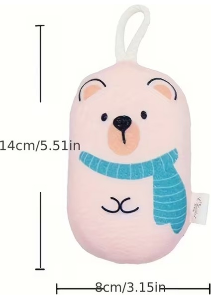 Bebek Banyo Süngeri Vücut Pembe1 Ad