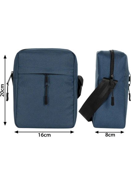 Camp Icon Omuz Çantası Fermuarlı Lacivert Renk modelleri