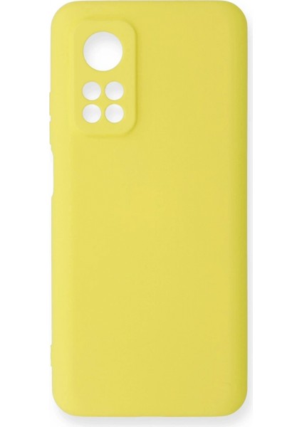 Ieg Xiaomi Mi 10T Kılıf Nano Içi Kadife Silikon - Sarı