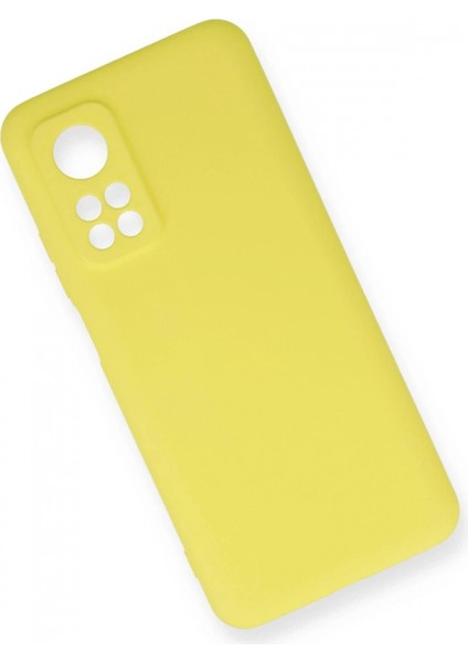 Ieg Xiaomi Mi 10T Kılıf Nano Içi Kadife Silikon - Sarı modelleri