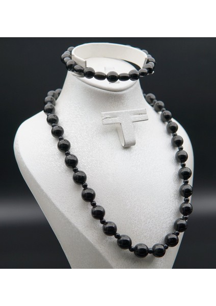 Oltu Taşı ve Akik Taşı Kadın Kolye SK000142 fiyatları