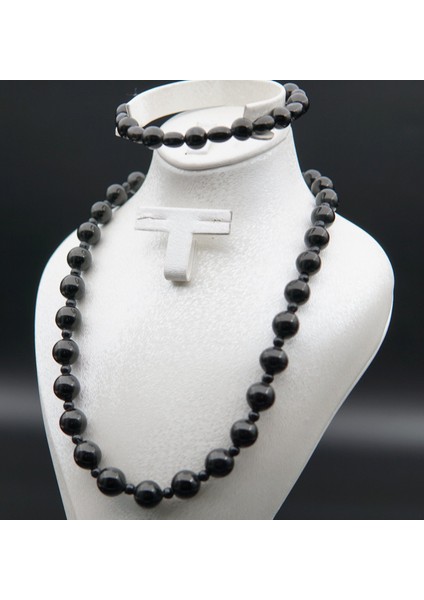 Oltu Taşı ve Akik Taşı Kadın Kolye SK000142 modelleri