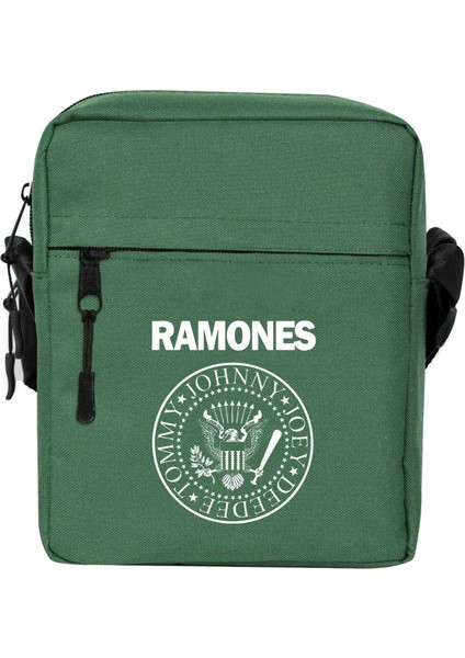 Ramones Bw Omuz Çantası Fermuarlı Yeşil Renk