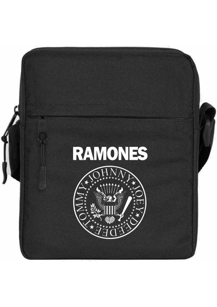 Ramones Bw Omuz Çantası Fermuarlı Siyah Renk