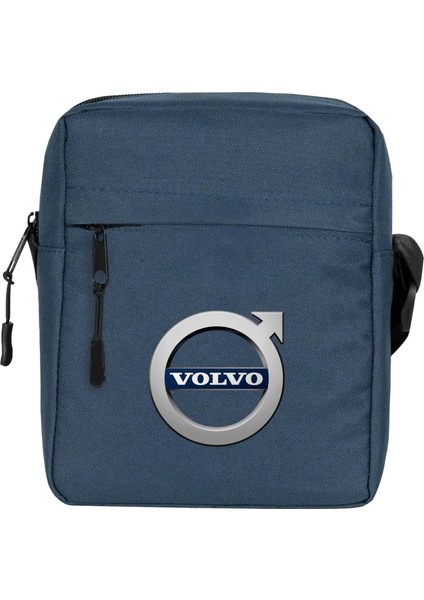 Volvo Logo Omuz Çantası Fermuarlı Lacivert Renk