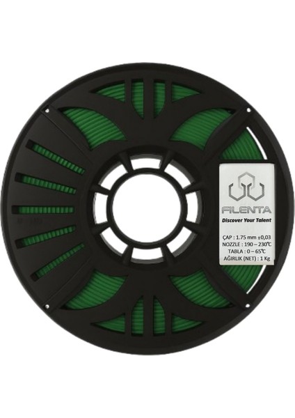 Fıstık Yeşili Pla Premium Filament 1.75MM 1kg