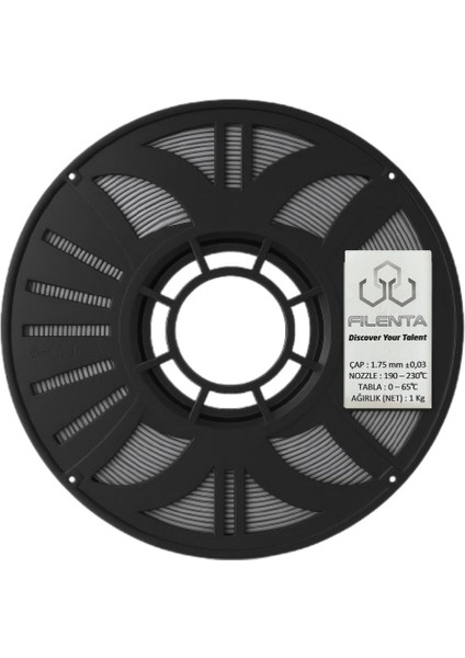 Gri Pla Premium Filament 1.75MM 1kg