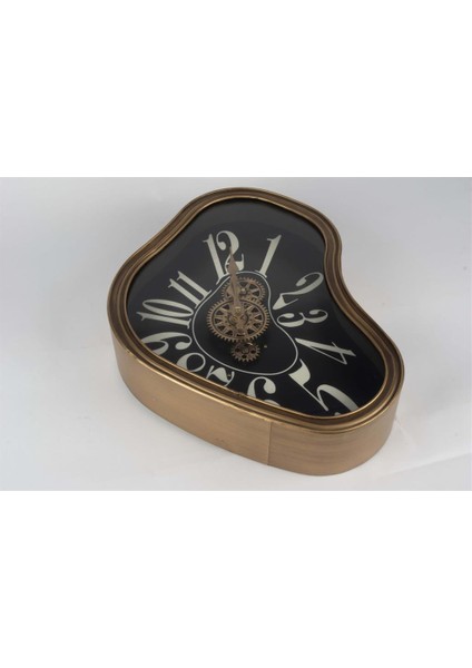 Dali Bronz Çerçeveli Siyah Saat 42X30X8CM fiyatları