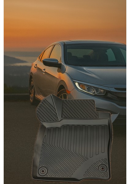 Honda Civic 2016+ Fc5 Uyumlu 3D Oto Paspas Premium fiyatları