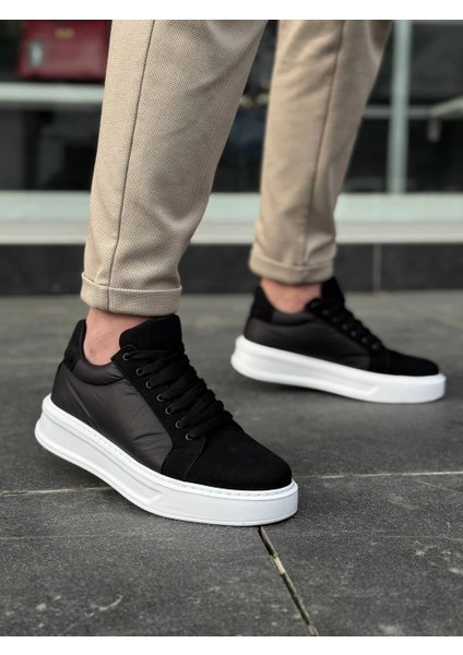 Xmpdby KB-046 Kuback Siyah Paraşüt Beyaz Yüksek Taban Günlük Spor Ayakkabı (Numara: 44) fiyatları