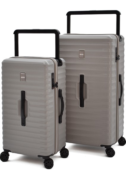 Ground 2'li Valiz Seti Büyük Boy - Orta Boy 2'li Set Valiz Cannella 10736