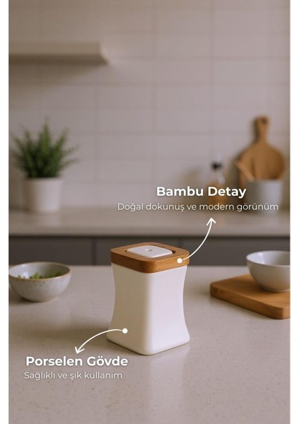 Shaggy - Bambu Standlı Yağlık Sirkelik Tuzluk ve Biberlik fırsatları