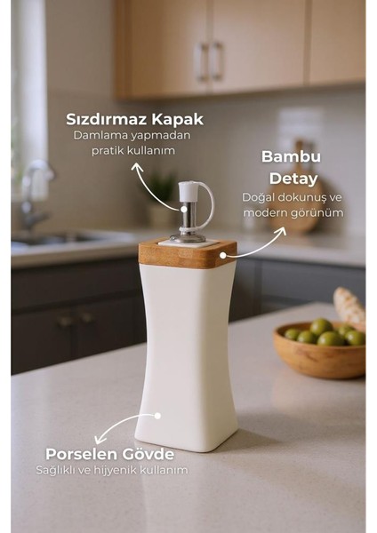 Shaggy - Bambu Standlı Yağlık Sirkelik Tuzluk ve Biberlik indirimleri