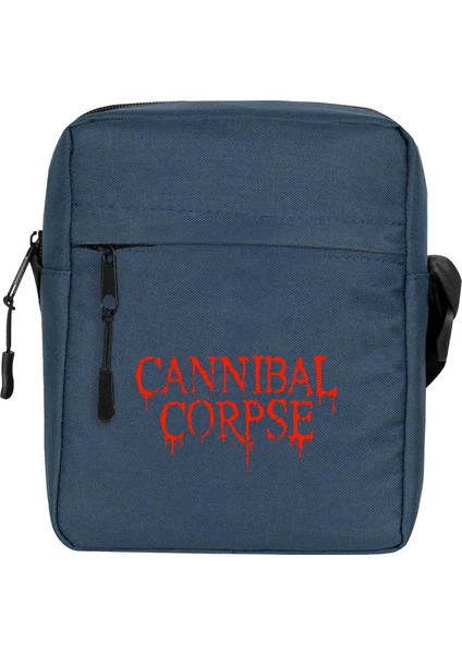 Cannibal Corpse Omuz Çantası Fermuarlı Lacivert Renk