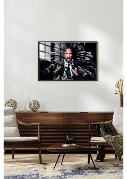 John Wick Çerçeveli Metal Poster Tablo fiyatları