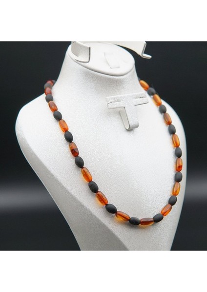 Oltu Taşı ve Kehribar Kolye SK000145 fiyatları