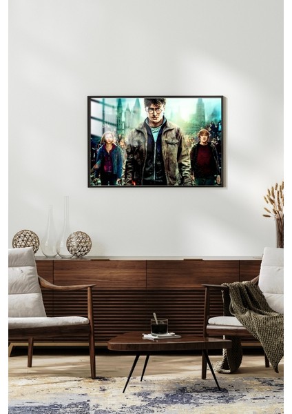 Harry Potter Çerçeveli Metal Poster Tablo