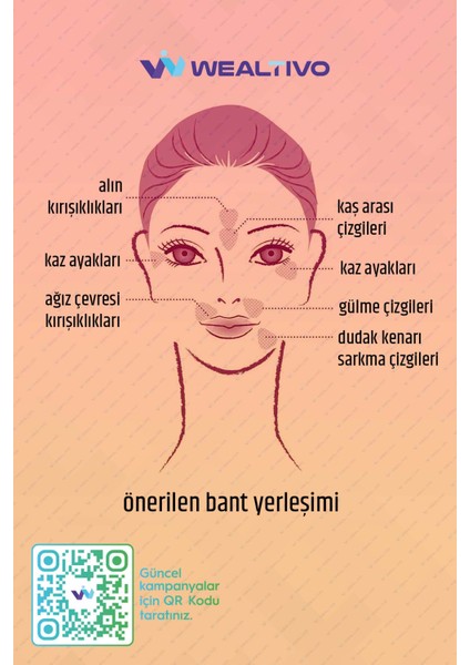 Yüz Bandı 72’li Şeffaf Kırışıklık ve Kaz Ayağı Için Yüz Germe Bantları Wrinkle Patch Seti fırsatları