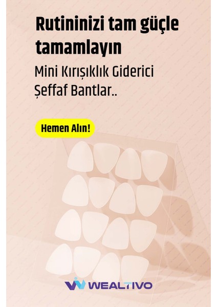 Yüz Bandı 72’li Şeffaf Kırışıklık ve Kaz Ayağı Için Yüz Germe Bantları Wrinkle Patch Seti