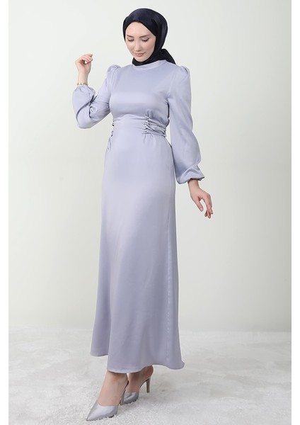 Sahra Tesettür Elbise Gri fiyatları