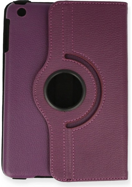 iPad Mini 1 Kılıf 360 Tablet Deri Kılıf - Mürdüm fiyatları