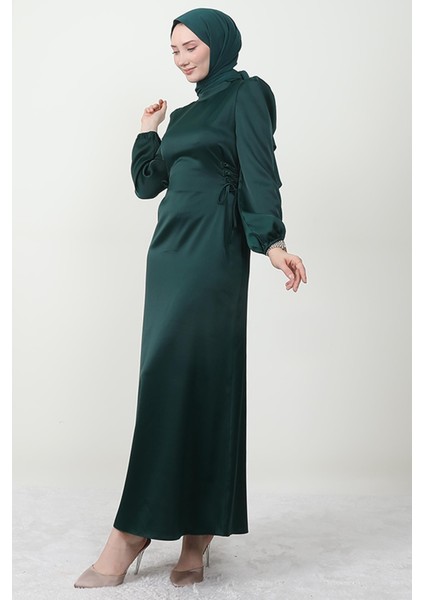 Sahra Tesettür Elbise Zümrüt fiyatları