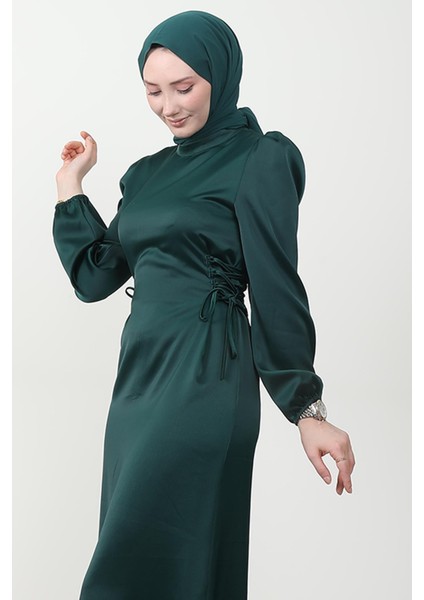 Sahra Tesettür Elbise Zümrüt indirimleri