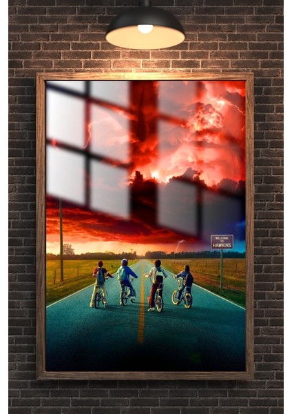 Stranger Things Çerçeveli Metal Poster Tablo fırsatları