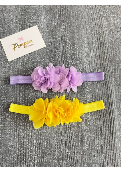 Kız Bebek Frida Saç Bandı 2li (0-1 Yaş)