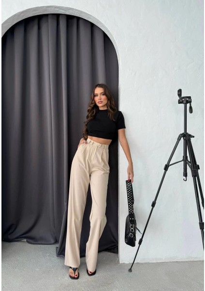 Xmpdby Kancalı Pantolon Krem (Beden: Xl) fırsatları