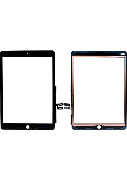 Apple iPad 7.nesil Uyumlu A2197 A2198 A2200 Dokunmatik Siyah Ön Cam