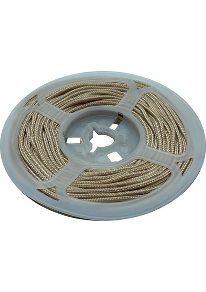 Ahşap Jaluzi Perde Ipi Bleached