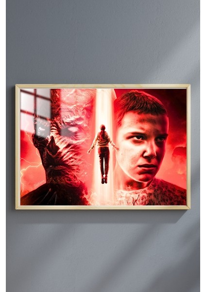 Çerçeveli Stranger Things Metal Poster Tablo fırsatları