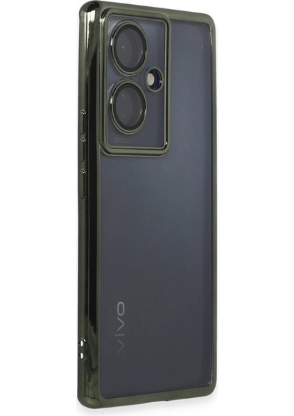 Vivo V29 Lite Kılıf Razer Lensli Silikon - Yeşil fiyatları